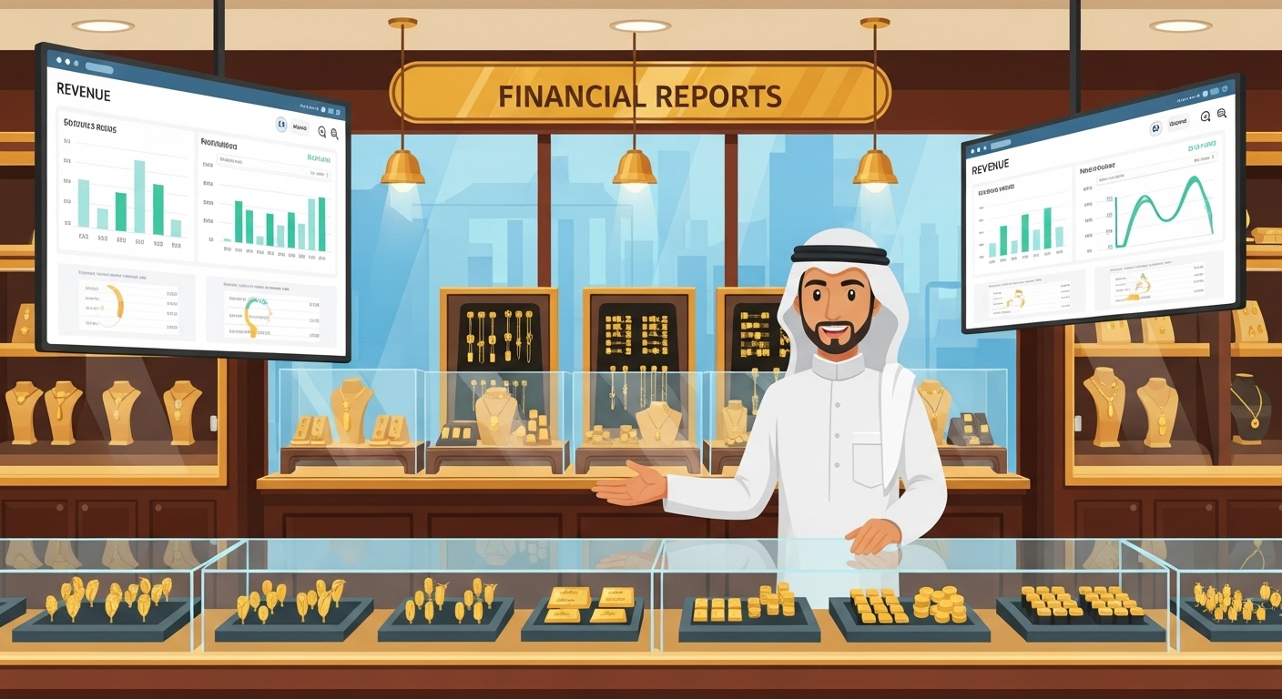 كيف تحول التقارير المالية متجرك الذهب إلى آلة للربح