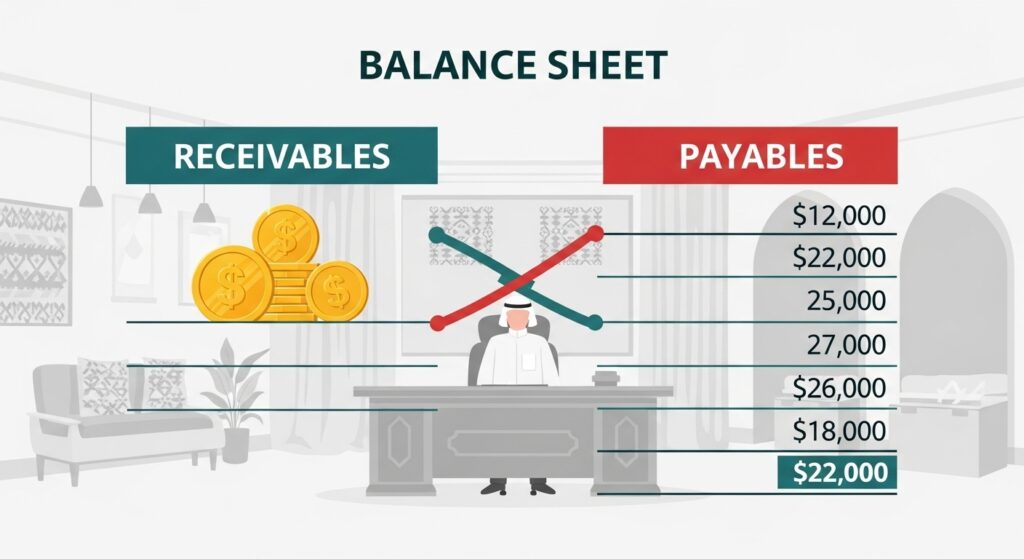 كيفية إدارة الحسابات المدينة والدائنة في محلات الذهب