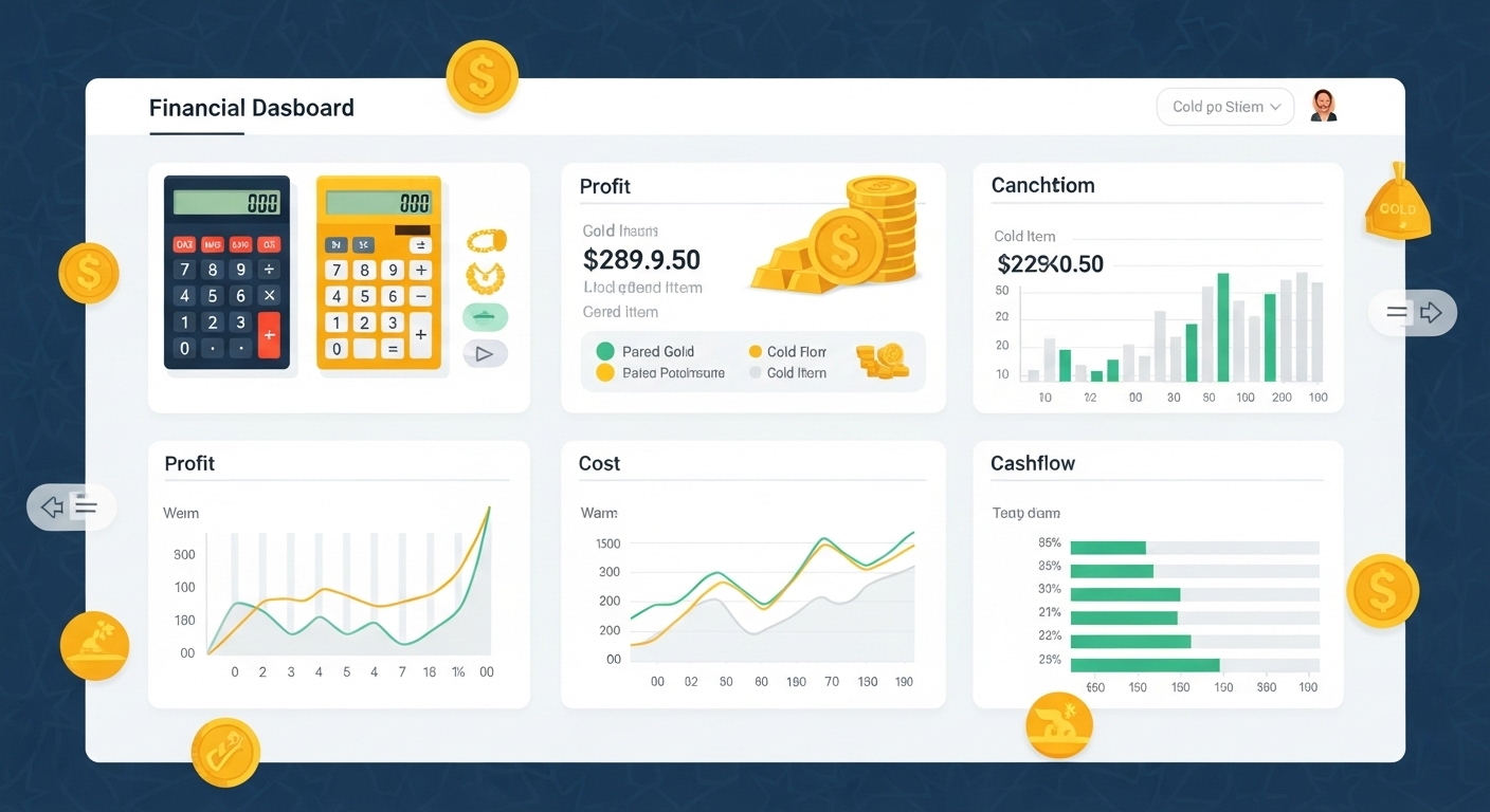 أهمية التحليل المالي في صناعة الذهب