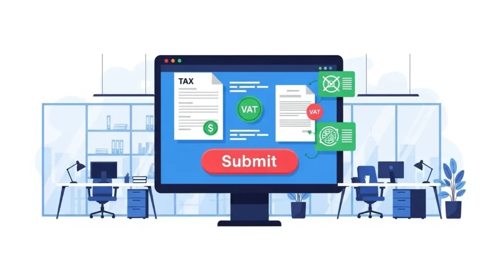 اقرار ضريبة القيمة المضافة